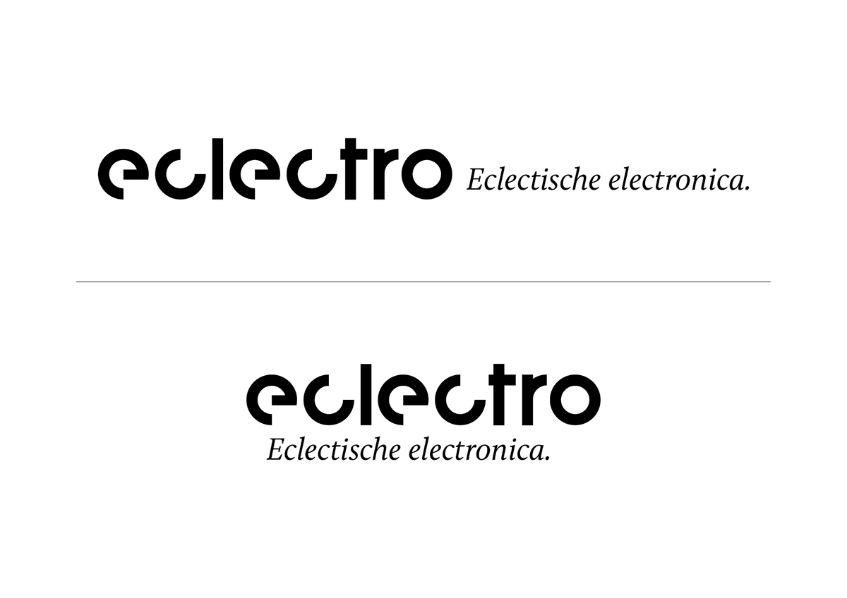 sven zijderveld eclectro logo Logotype type identity