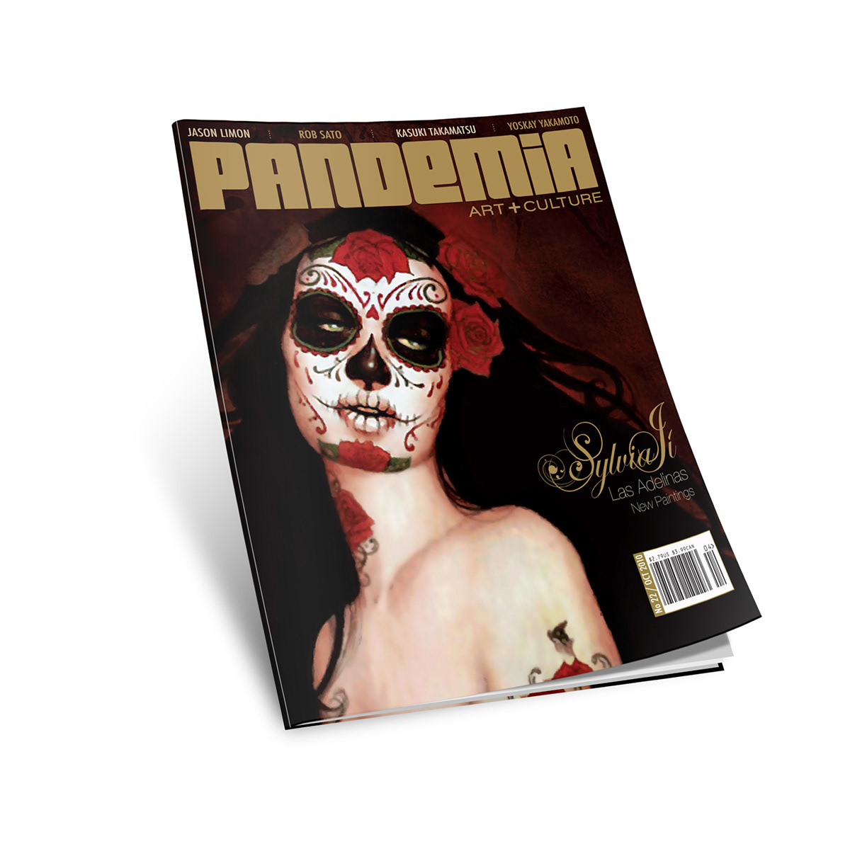 magazine contemporary print art sylvia ji Layout cover neoclassical elegance pandemia pandemic sisa quadros