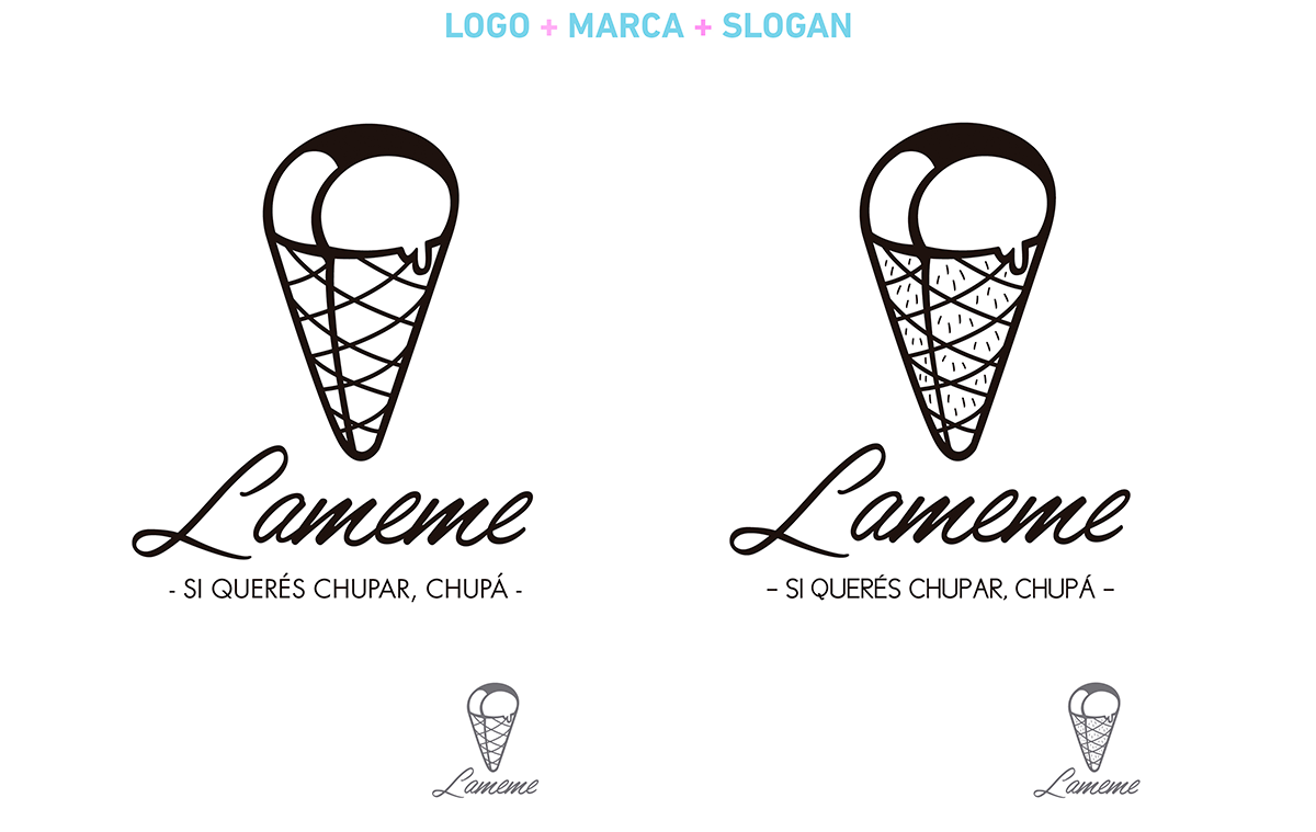 moria casan logo moria branding  gelateria Gelato LGBT marca ice cream Logo Design