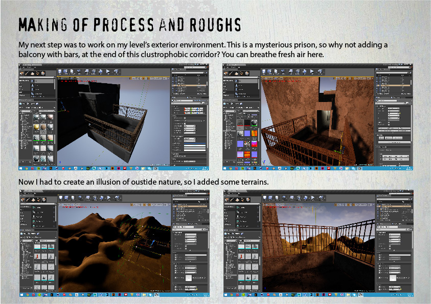 UE4 Unreal Engine Unreal Epic Games Unreal Engine 4 set dressing Level Design Environment design assets Game Assets post processing effects