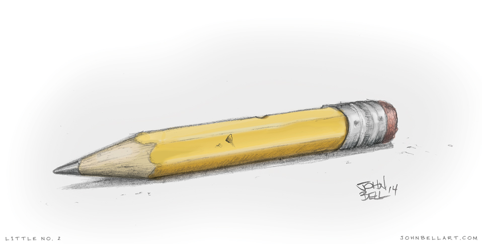 pencil no. 2 photoshop sketch sketchy Clementine feather cigarette butt bonehead clothespin