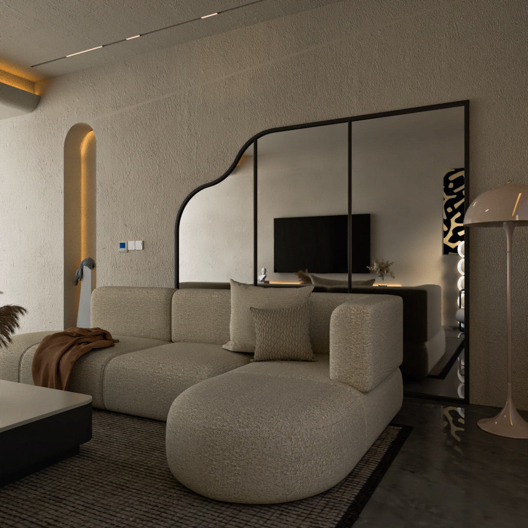 SketchUP Japandi interior design  visualization archviz vray