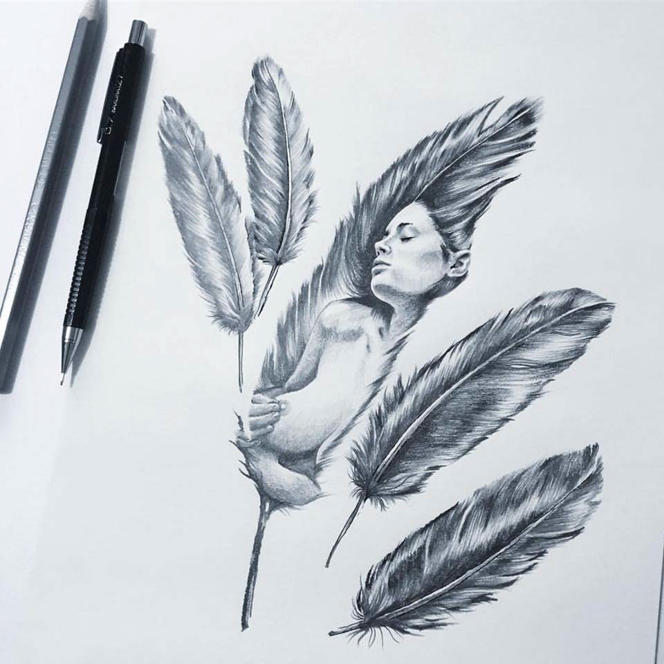 ILLUSTRATION  sexy FINEART designspiration draw sketch artwork girl art design