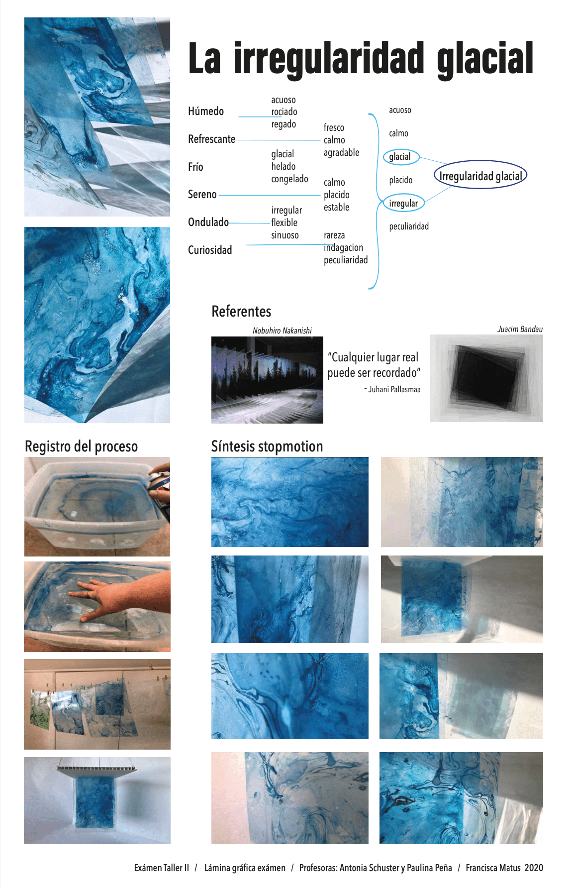 ondas glacial Fotografia stopmotion agua organico experimental sombras y luces