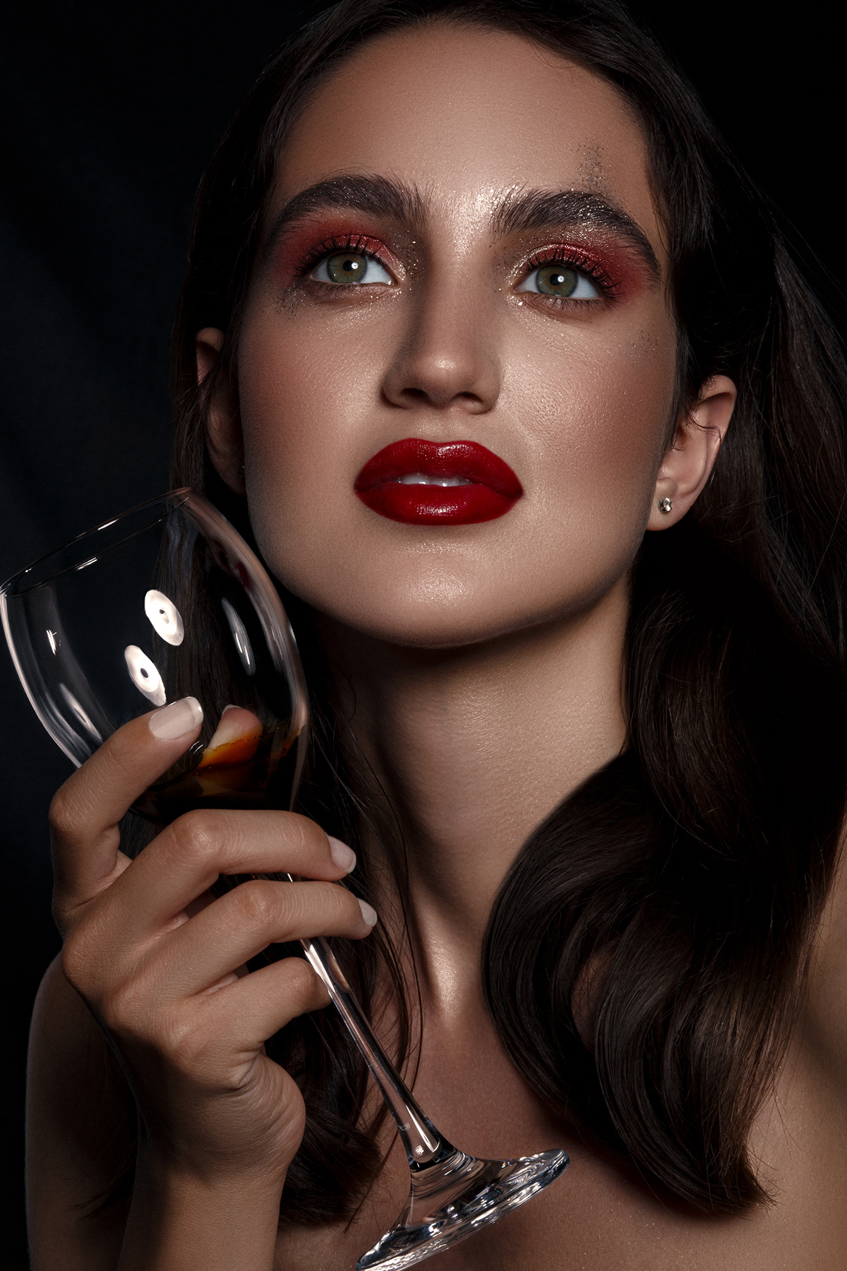 beauty Fashion  makeup model newyear retouch