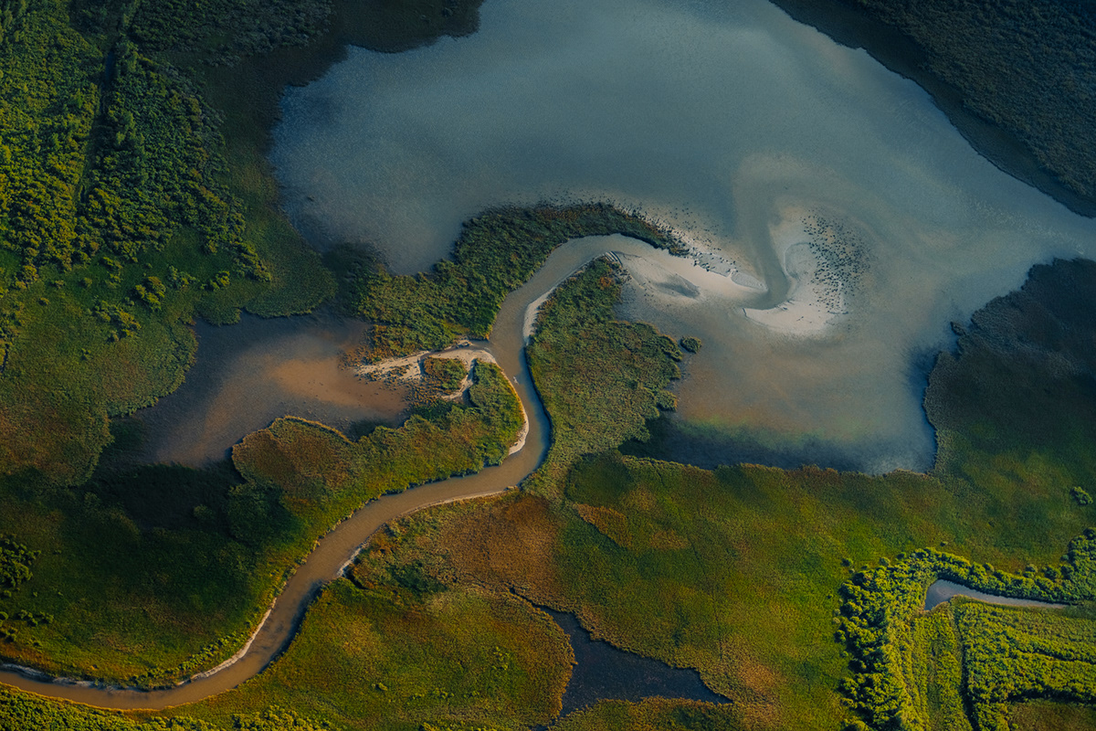 Aerial Photography Landscape Lapland mountains Nature Outdoor river Scandinavia Sweden Travel
