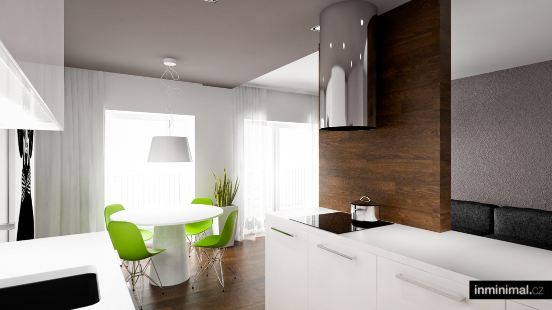 Interior  design  flat  apartment  prague  visualization  Interier  návrh