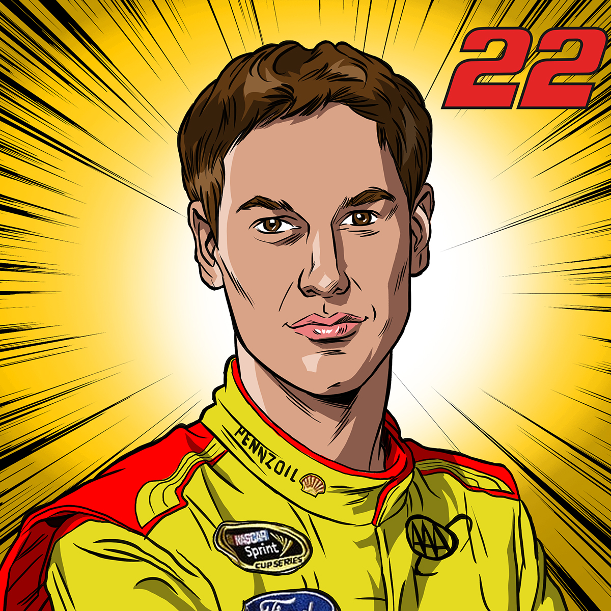 portraits art character designs NASCAR drivers racecar daytona500