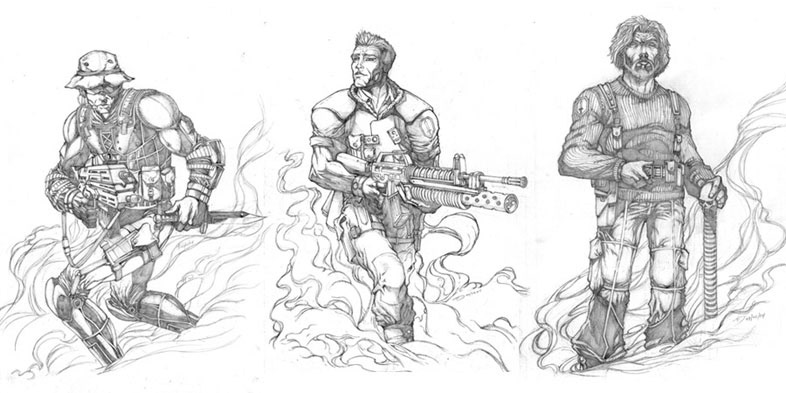 characters cg artist illustrations Game Art