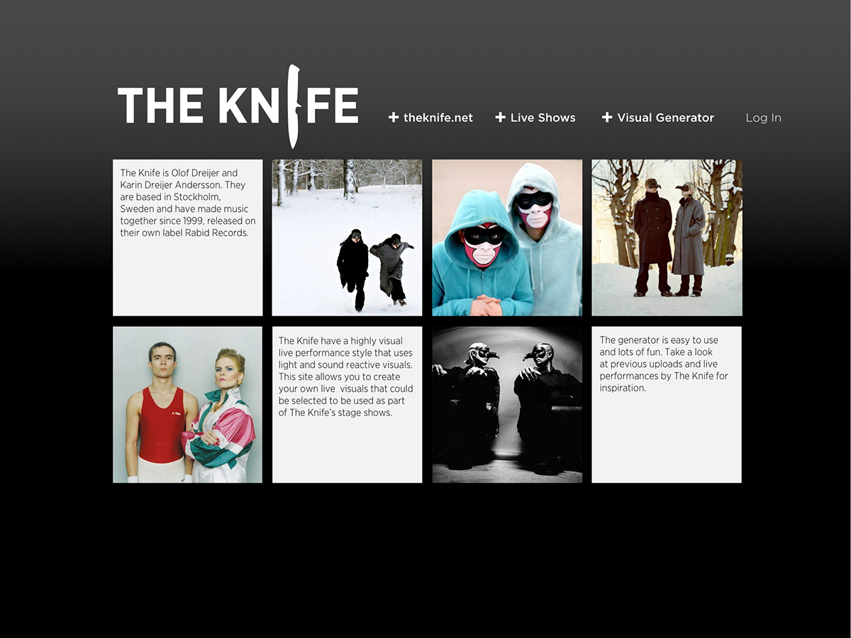 the knife live music Web