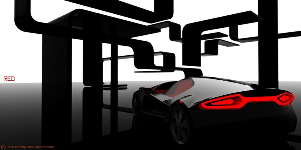futuristic Advance car design Automotive design cg art computer graphic rendering