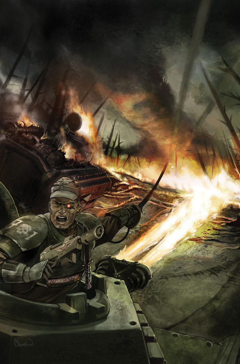 Warhammer fantasy Scifi comic cover digitalart photoshop