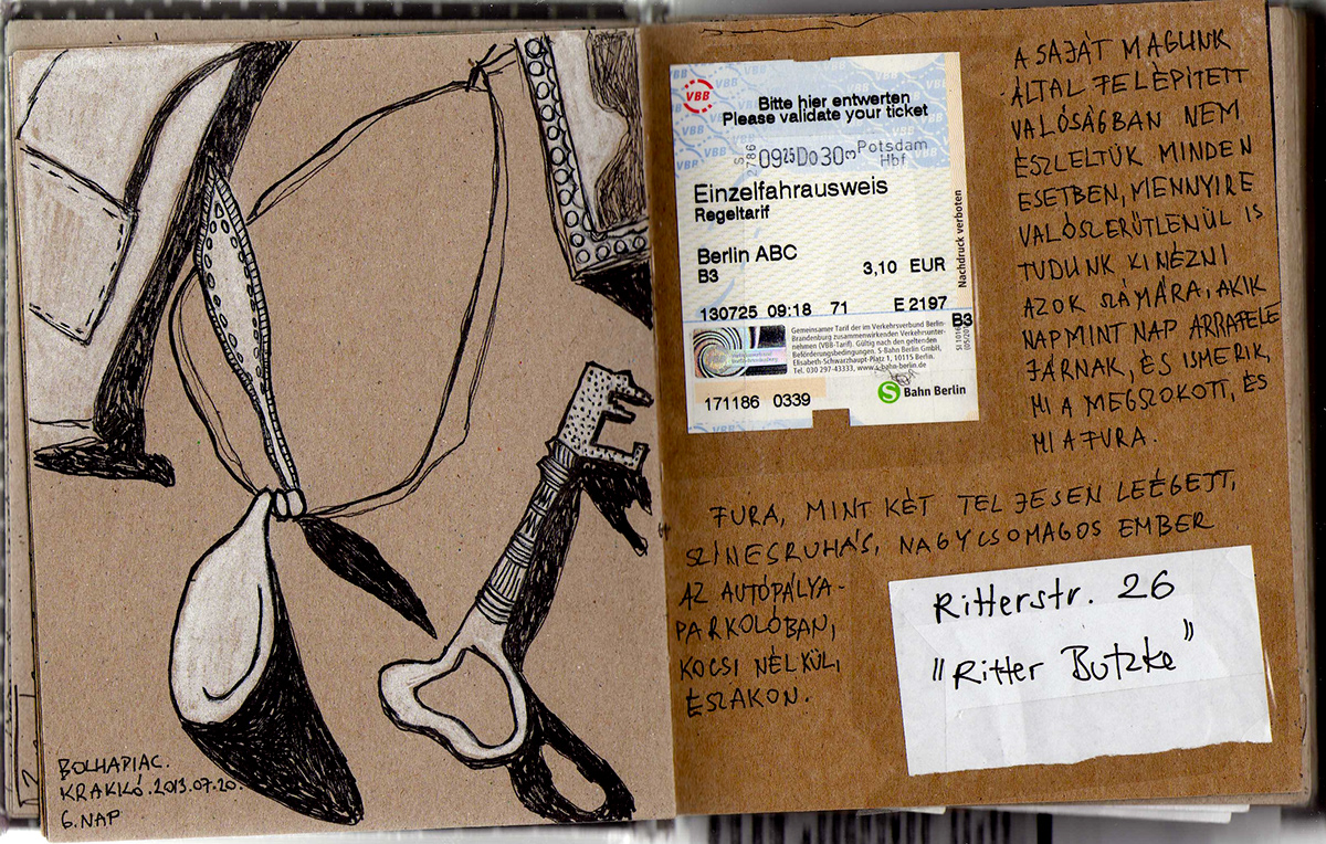 travel-diary  hitchhiking sketches