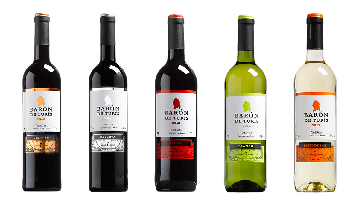 vino baron de turis etiqueta etiqueta vino wine Label wine label