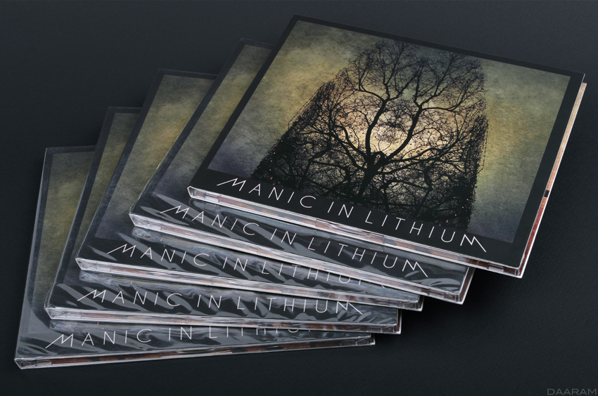 Manic In Lithium mil Olivier Daaram jollant CD cover Cover Art design album cover