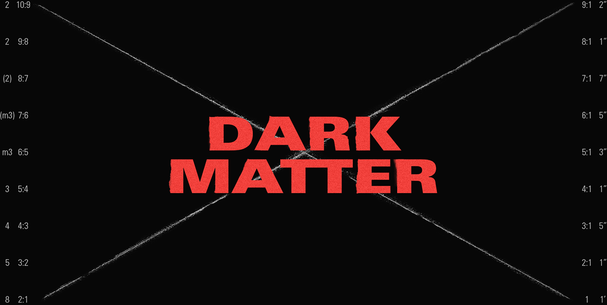 title sequence sci-fi thriller typography   dark matter motion graphics  adobeawards