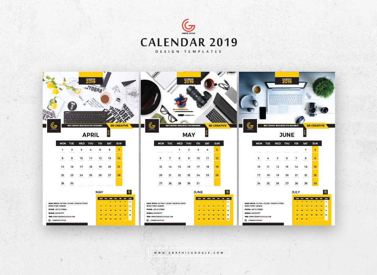 2019 calendar calendar 2019 Calendar Templates 2019 calendar designs templates Free Templates freebie ai