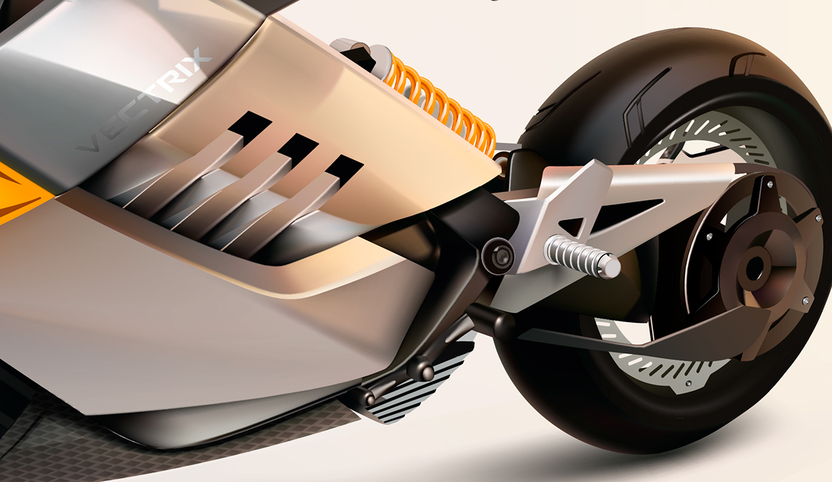 Motor Bike Illustration
