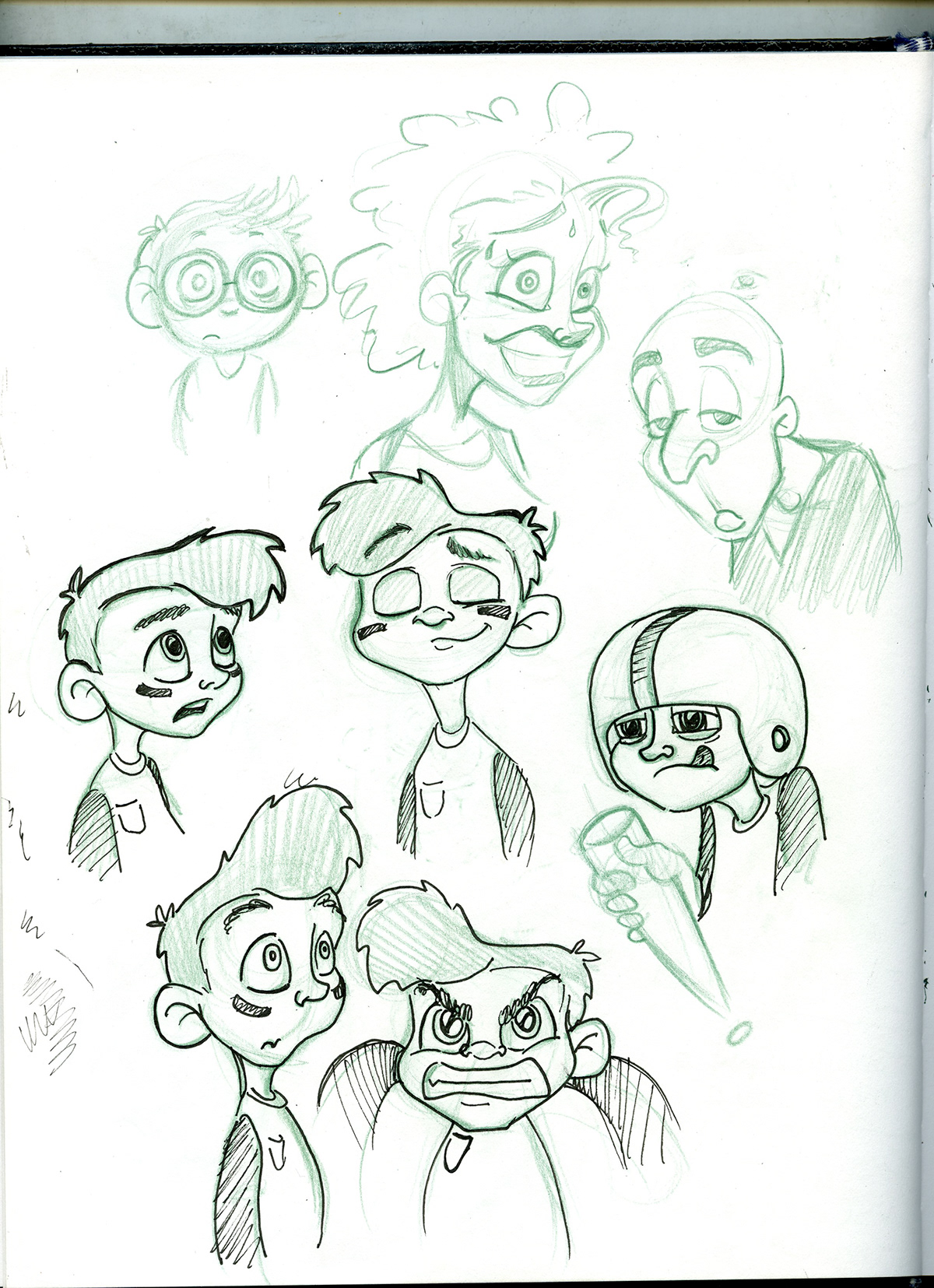sketchbook pencil draw Character design character designs