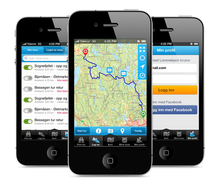 app application iphone outdoors trails running Cycling sports