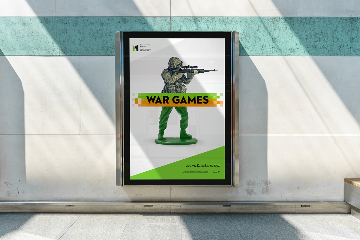 poster musée museum exposition soldier concept art War ads