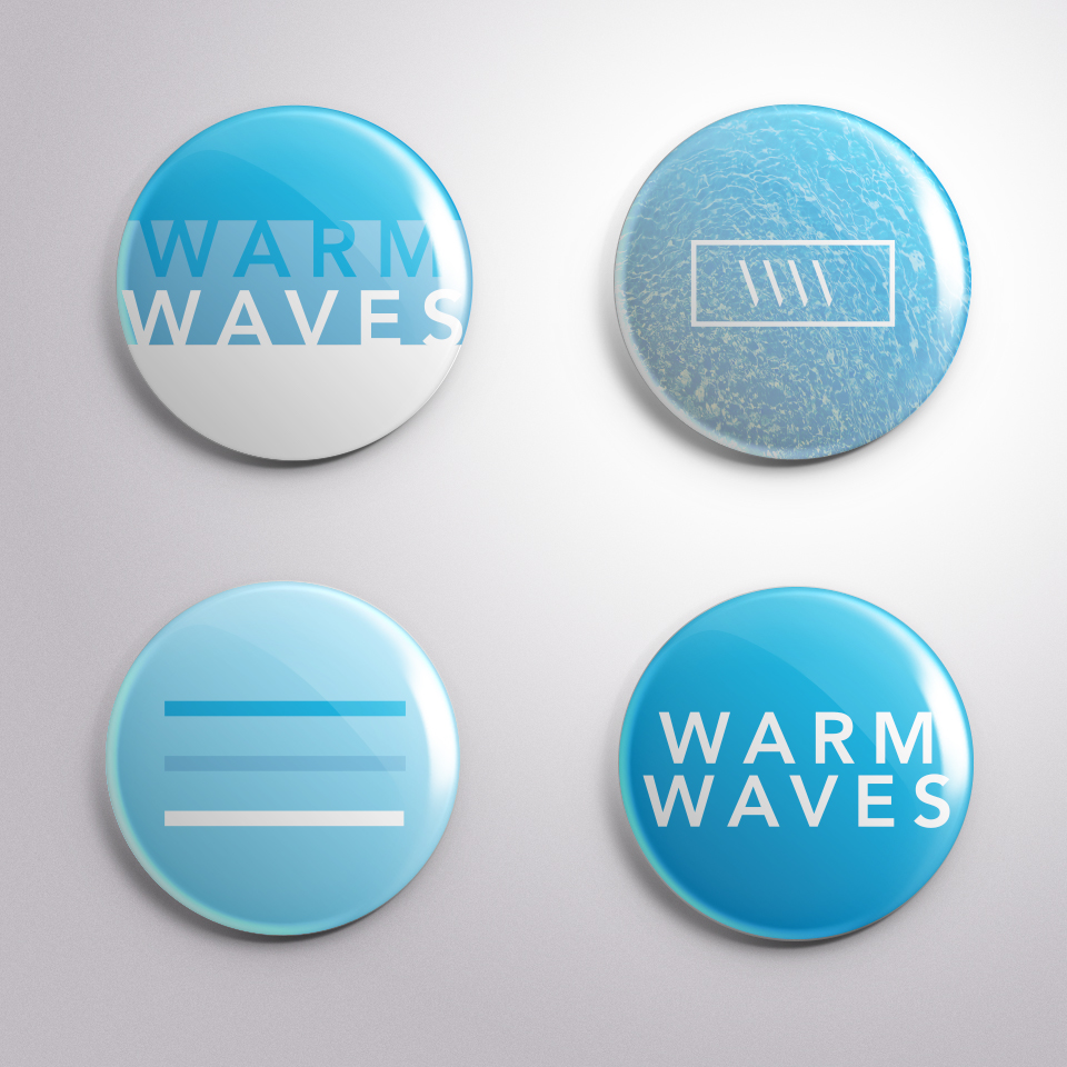 warm waves Warmwaves brand design water alternative tshirt buttons vinyl posters 90's
