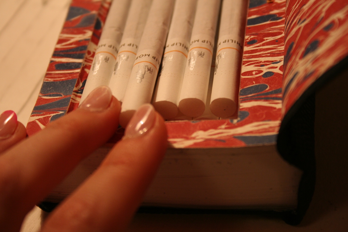 book book design box case cigarette
