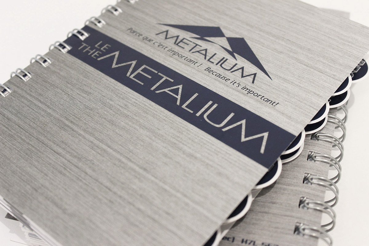 Business Cards cartes d'affaires metal aluminium steel acier aluminum lettering lettrage Catalogue