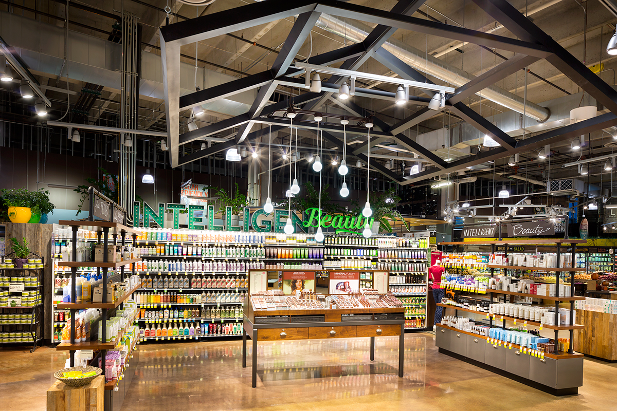 Whole foods whole body Grocery store beauty Health Fixture Design