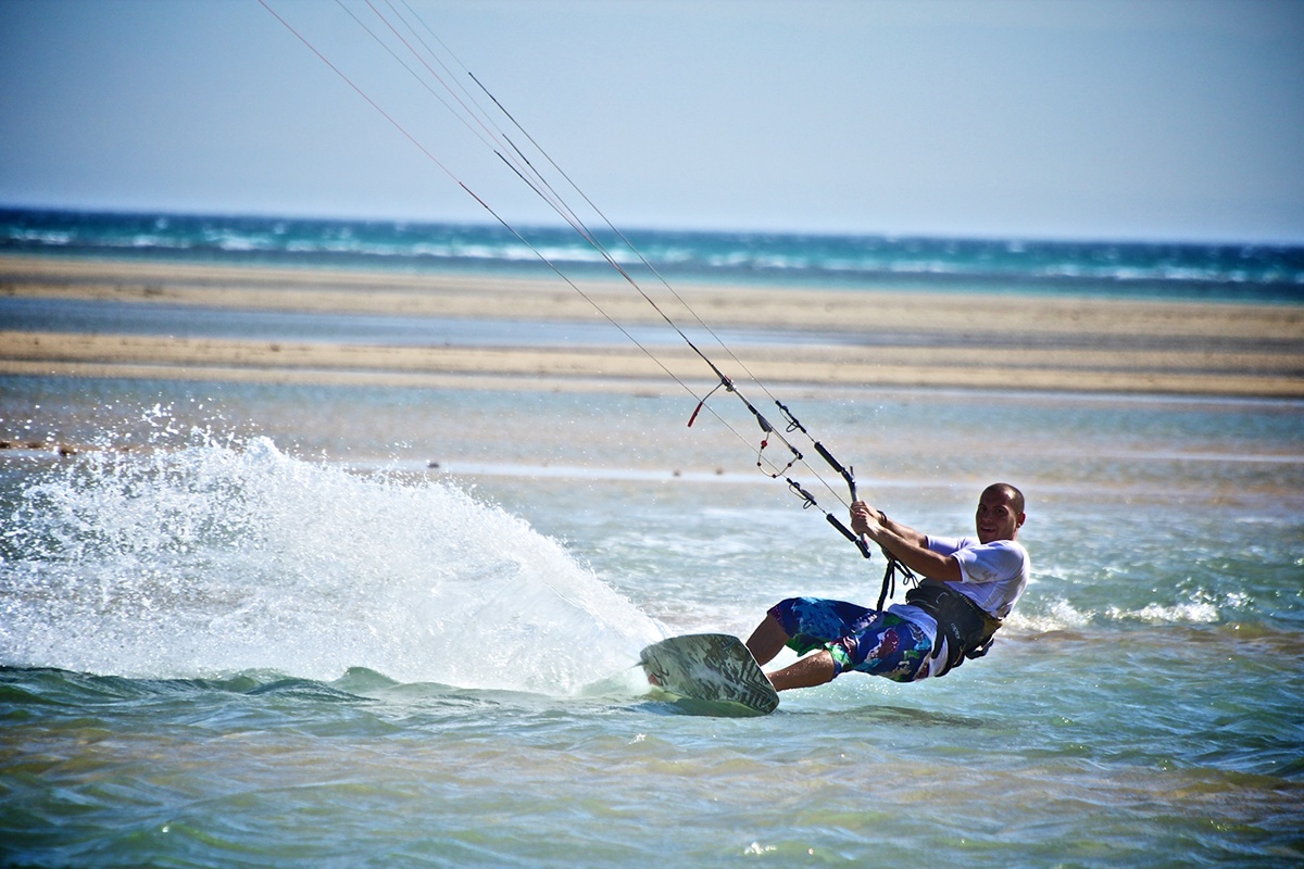 beach kite surfing surfing sports Watersports egypt Ras Sudr Kite extreme sports wind