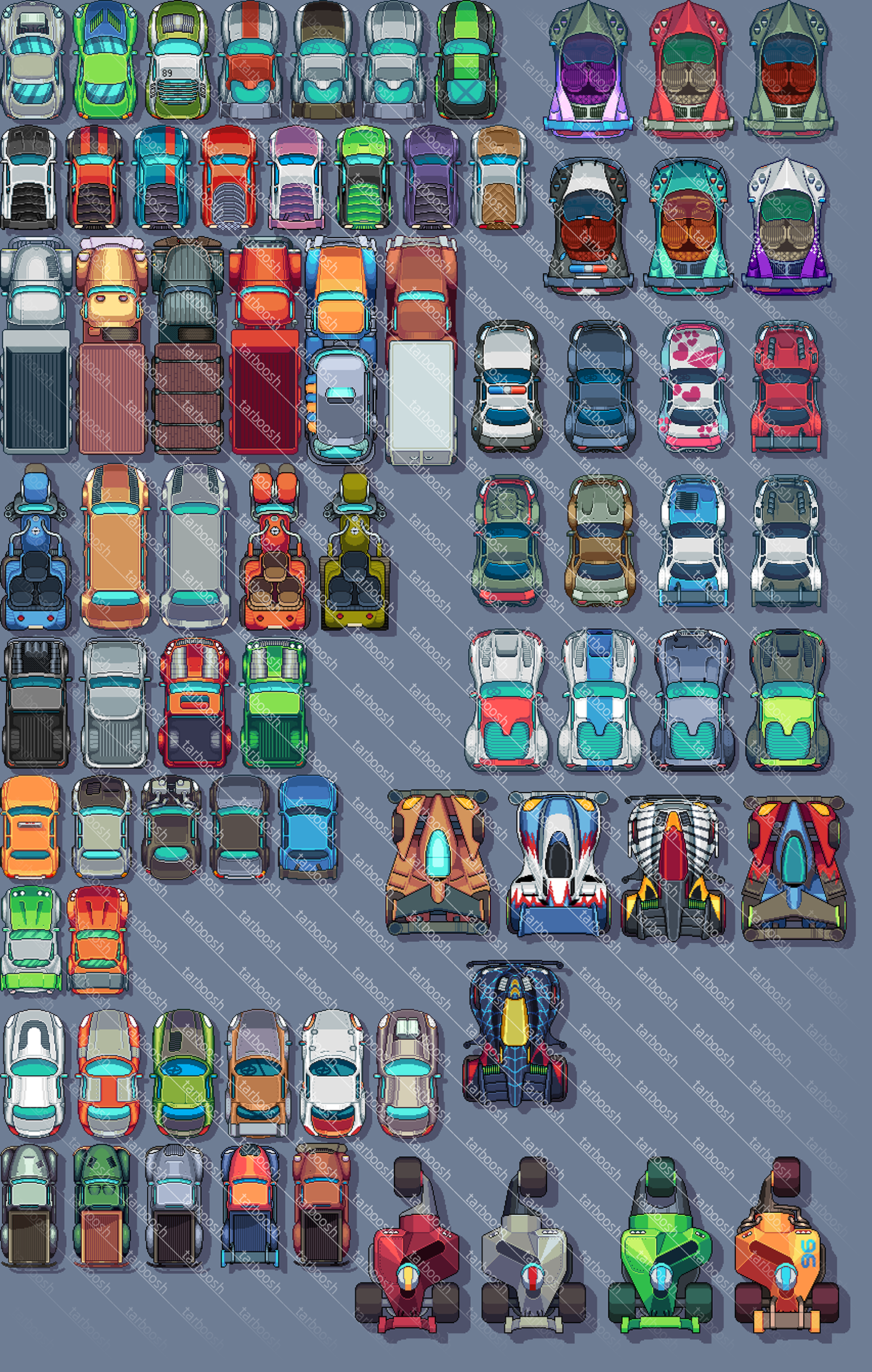 2d game pixel art Games logo nitro pixel drifters 3D Cars GUI