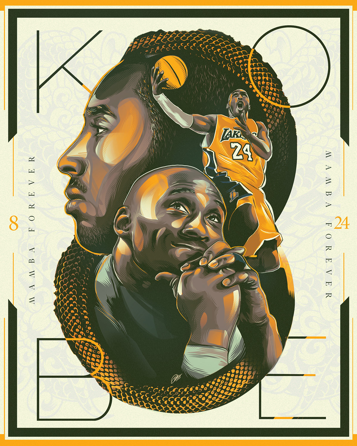 basketball Kobe Bryant NBA poster