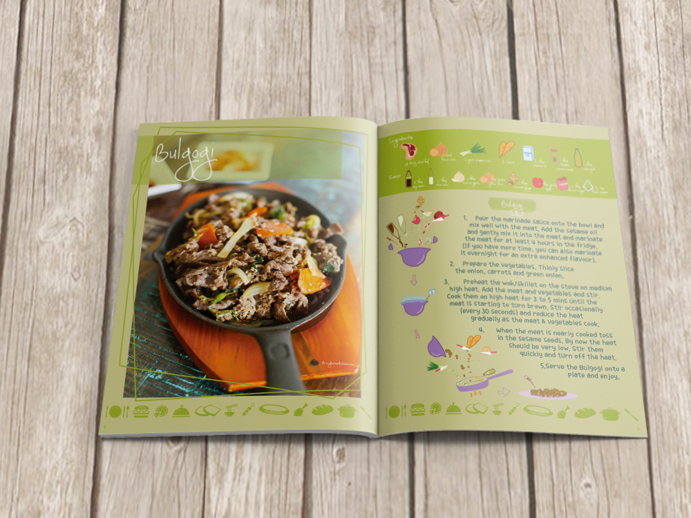 cookbook infographic Booklet