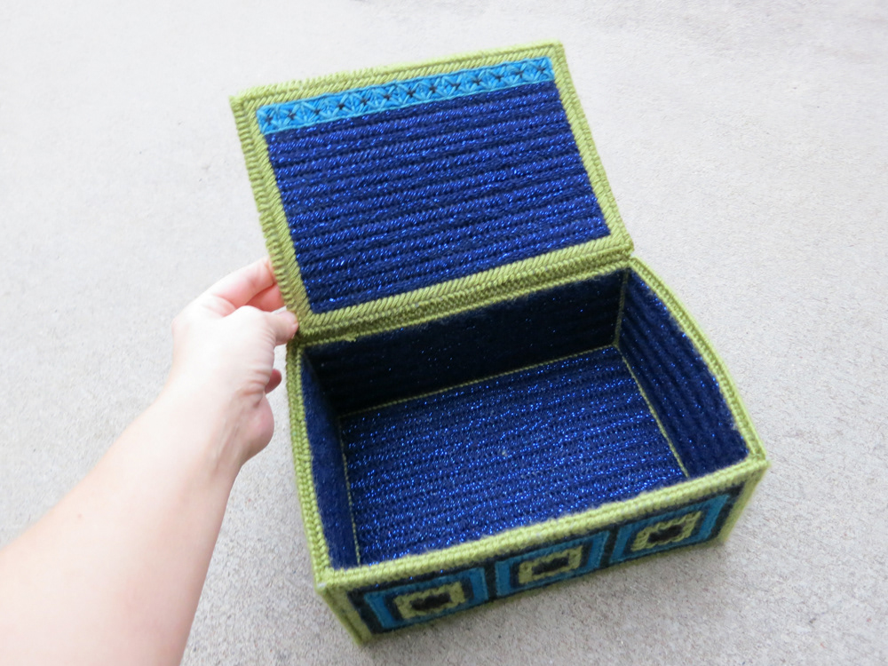 yarn  box boxes needlepoint squares Patterns