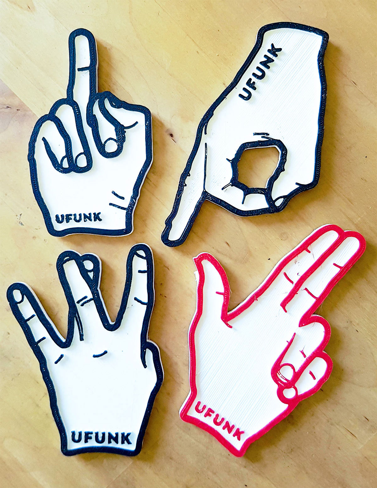 gang sign Street Art  collage 3d printing 3d printed hand sign 3D 3D object Graffiti