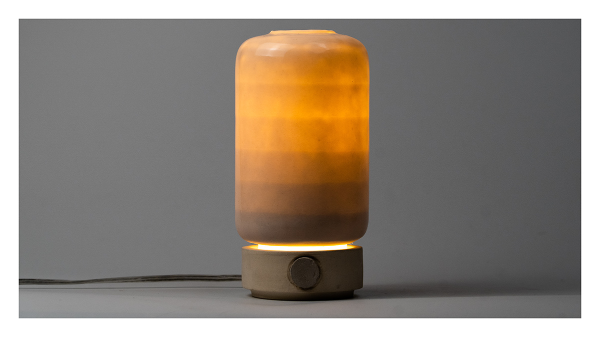 ceramics  ceramics design concept home goods industrial design  lighting Lighting Design  product product design 