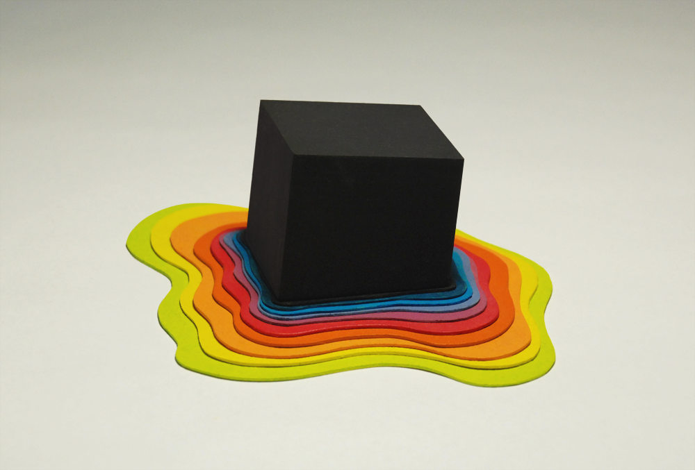 color theory CMYK Color Spectrum sculpture