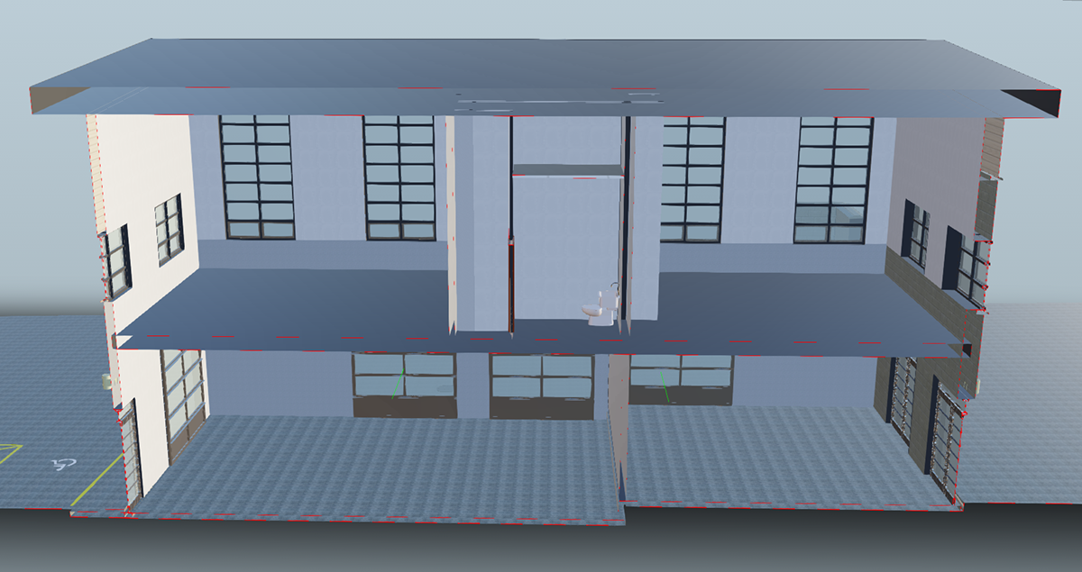 architecture 3D model BIM revit detail drawings Drafting 3d building