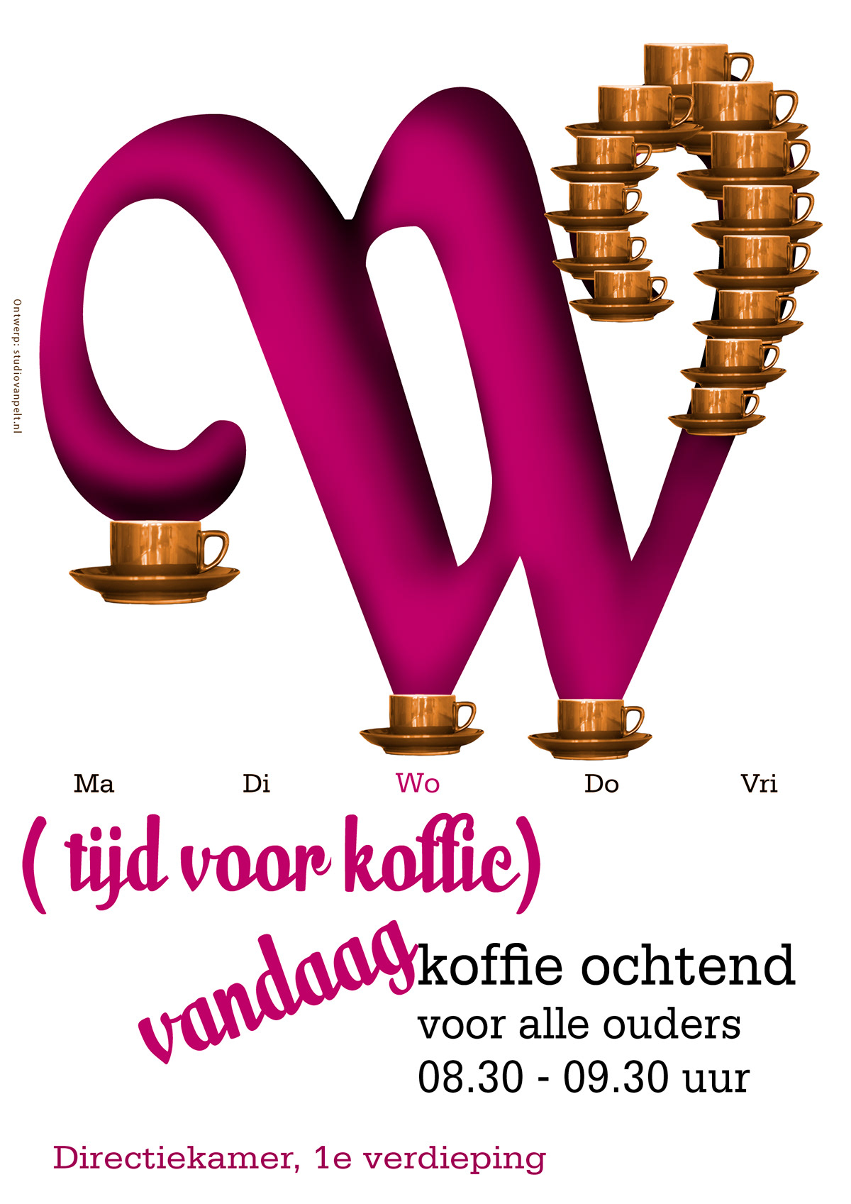 poster affiche studiovanpelt Fruit color grafisch ontwerper amsterdam Coffee Promotion