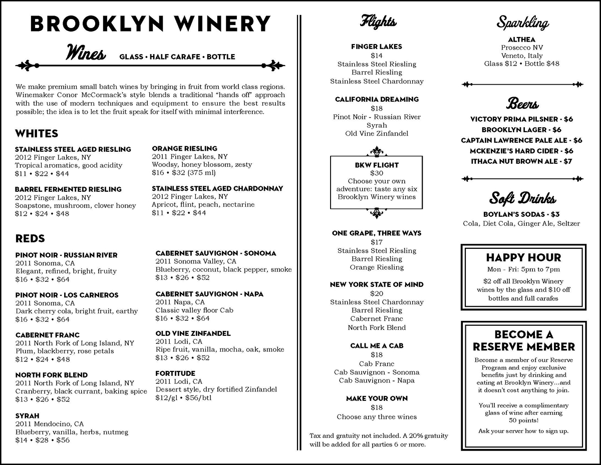 Adobe Portfolio winery brooklyn winery wine Brooklyn wine label Wine Bottle