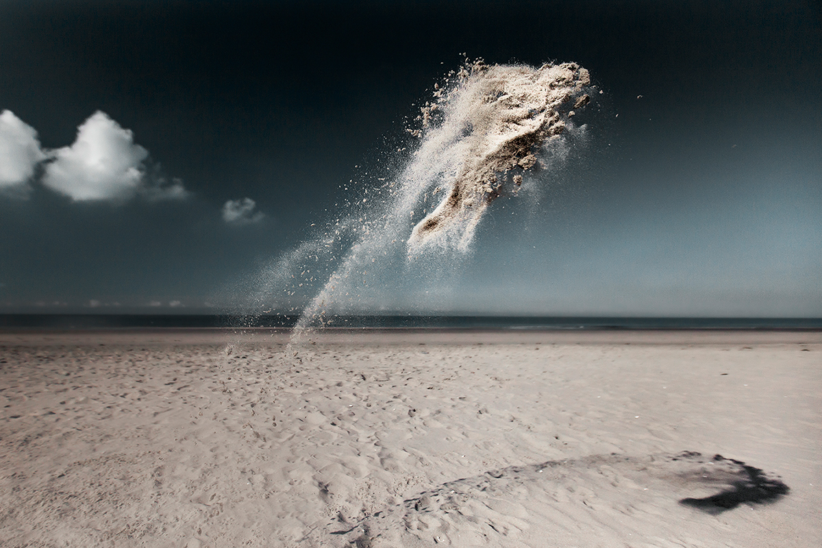 gravity sand creatures Landscape weightlessness Holland Netherlands FINEART landscapephotography dutch