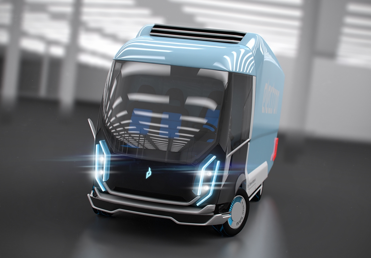 Truck electric design lithium-air li-air Cargo talent designu