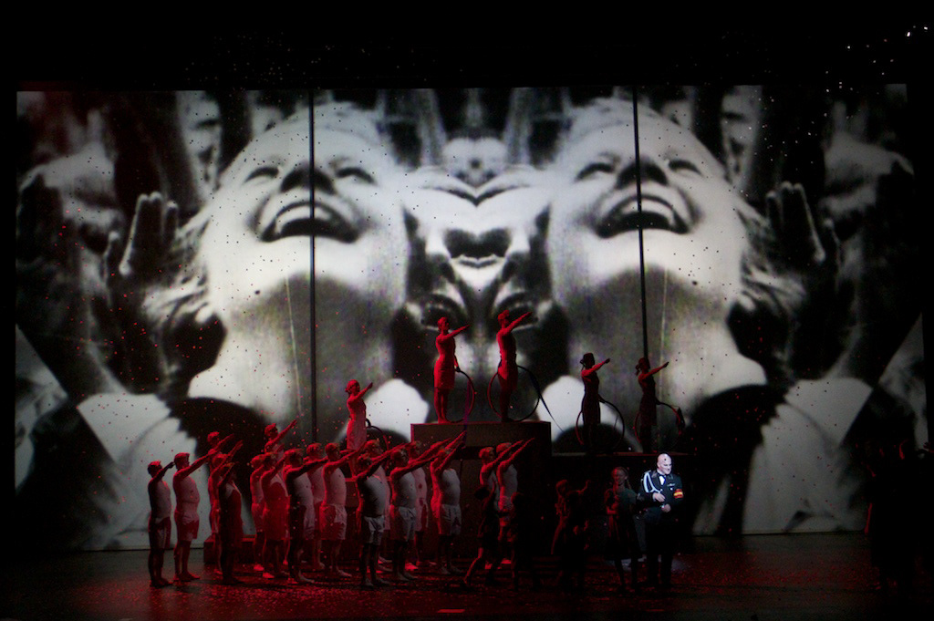 video design eno damnation of faust Faust projection