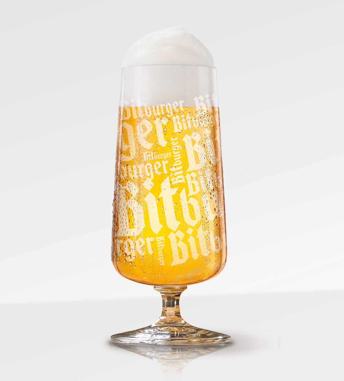 Bitburger beer glas edition