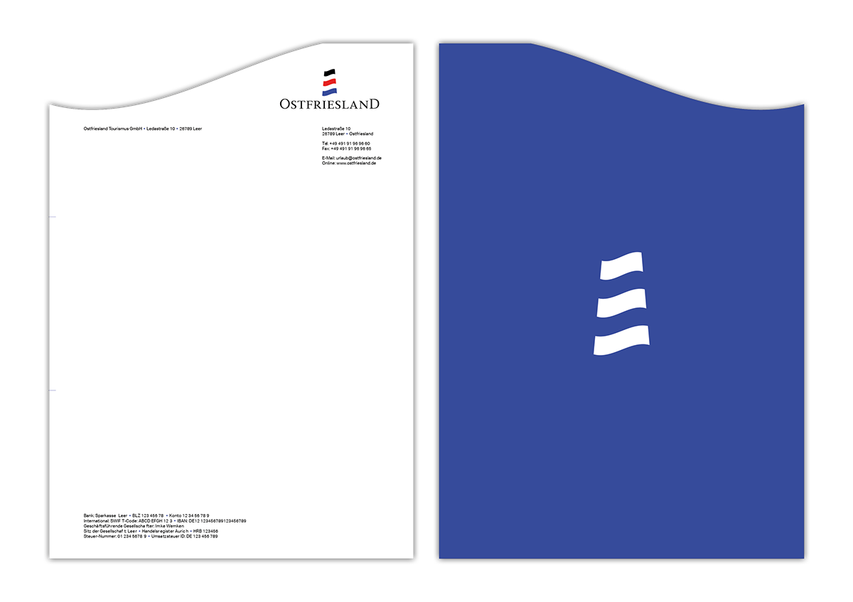 Ostfriesland East Frisia logo concept germany letterhead business card culture logo
