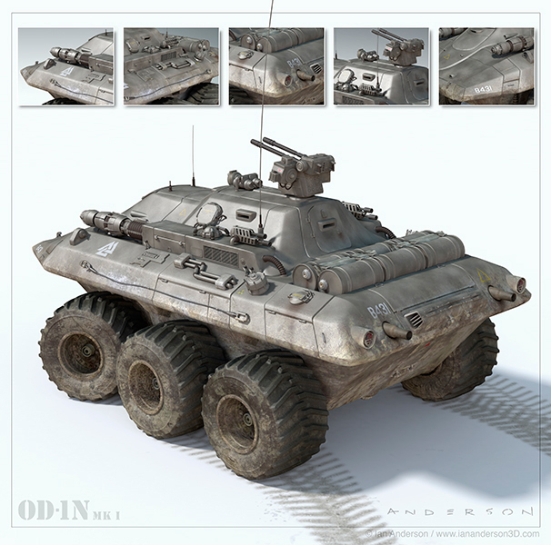 Future Tank Design Tank Movie Asset game asset