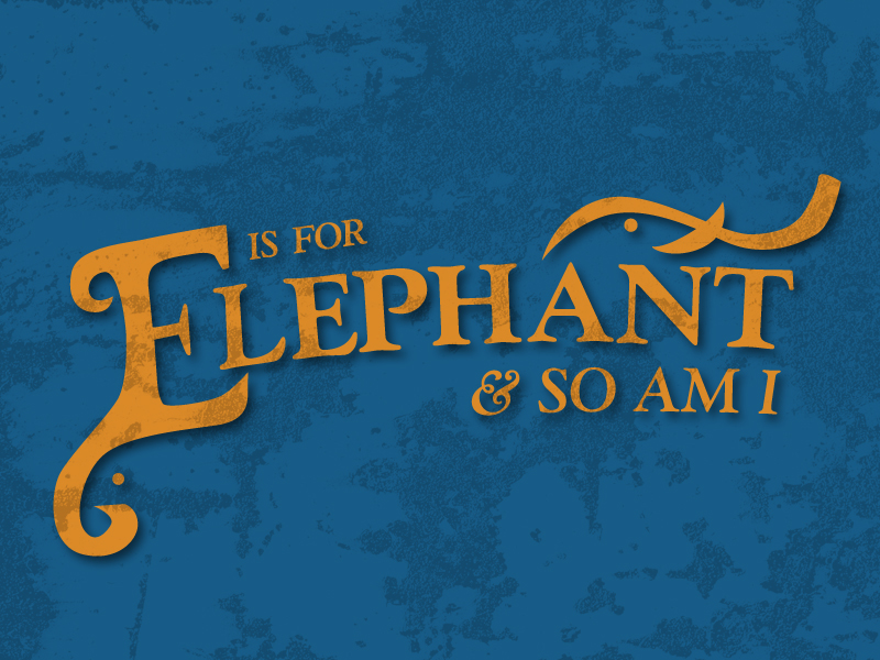 logo zoo elephant