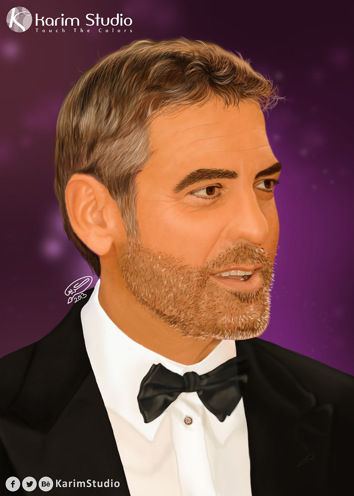 george clooney George Clooney art karim studio actor