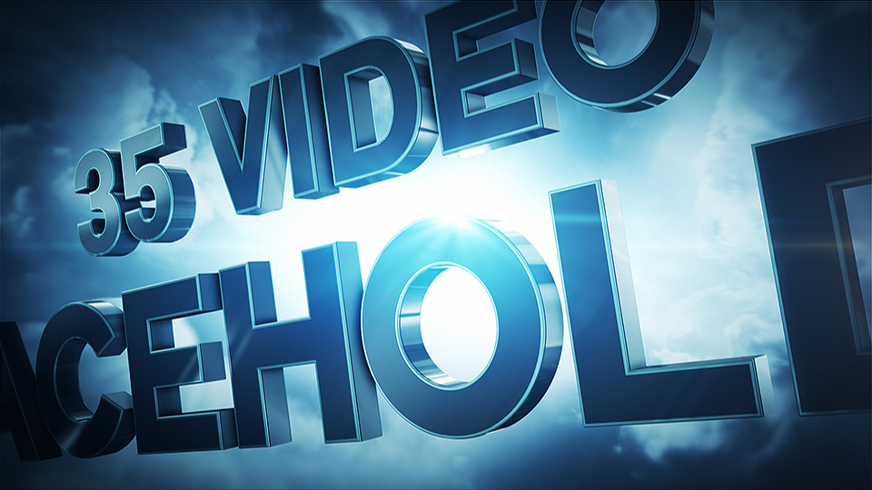 blockbuster blue Cinema epic hollywood intro movie opener presentation Space  teaser Title trailer