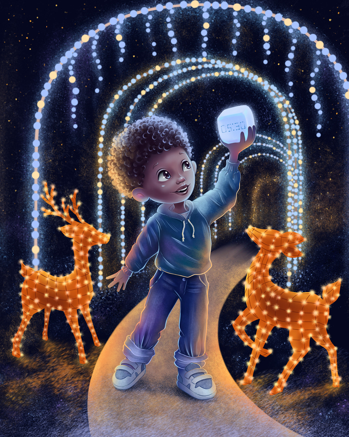 children illustration children's book christmas book christmas illustration Digital Art 